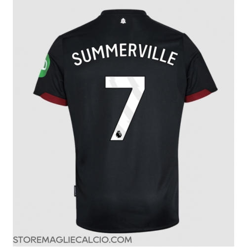 West Ham United Crysencio Summerville #7 Maglia Gara Trasferta Repliche 2024-25 Maniche Corte West Ham United Crysencio Summerville #7 Maglia Gara Trasferta Repliche 2024-25 Maniche Corte